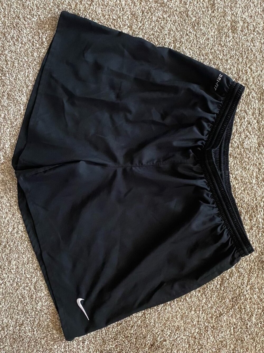 Nike Unisex Dri-Fit Black Short 100% Cotton Size XL